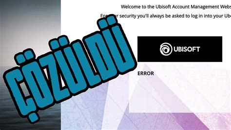 ubisoft account management not working